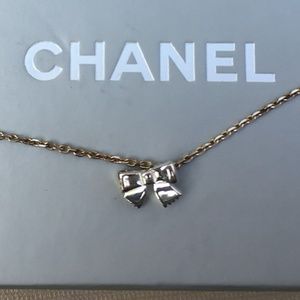 Chanel Charm Necklace Sterling Silver New!